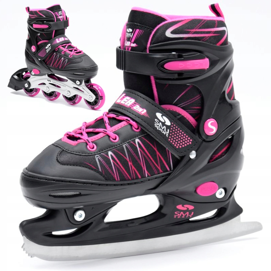 РОЛИКОВЫЕ КОНЬКИ ДЛЯ ДЕТЕЙ 2 в 1 LEA SMJ sport 34-37