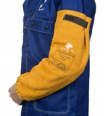 Krátký Svařovací Rukáv Zlatý, Hnědý 44-2321