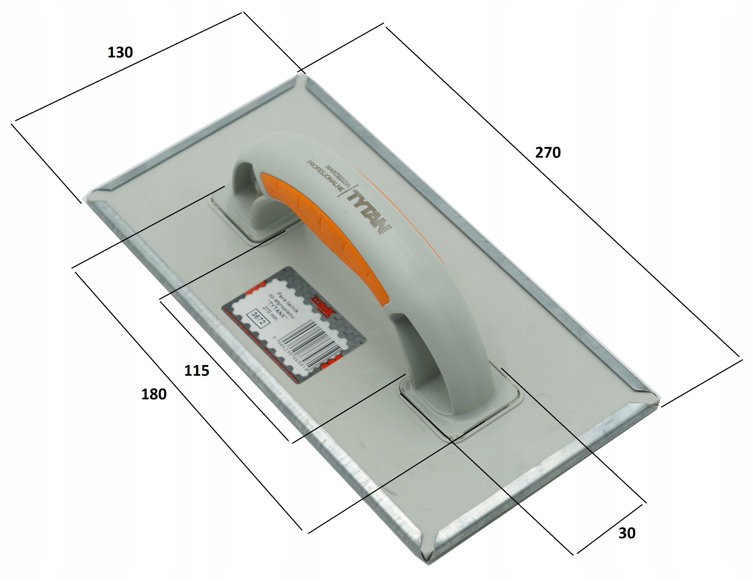 PACA TARNIK,TARKA DO STYROPIANU 270 mm Typ paca