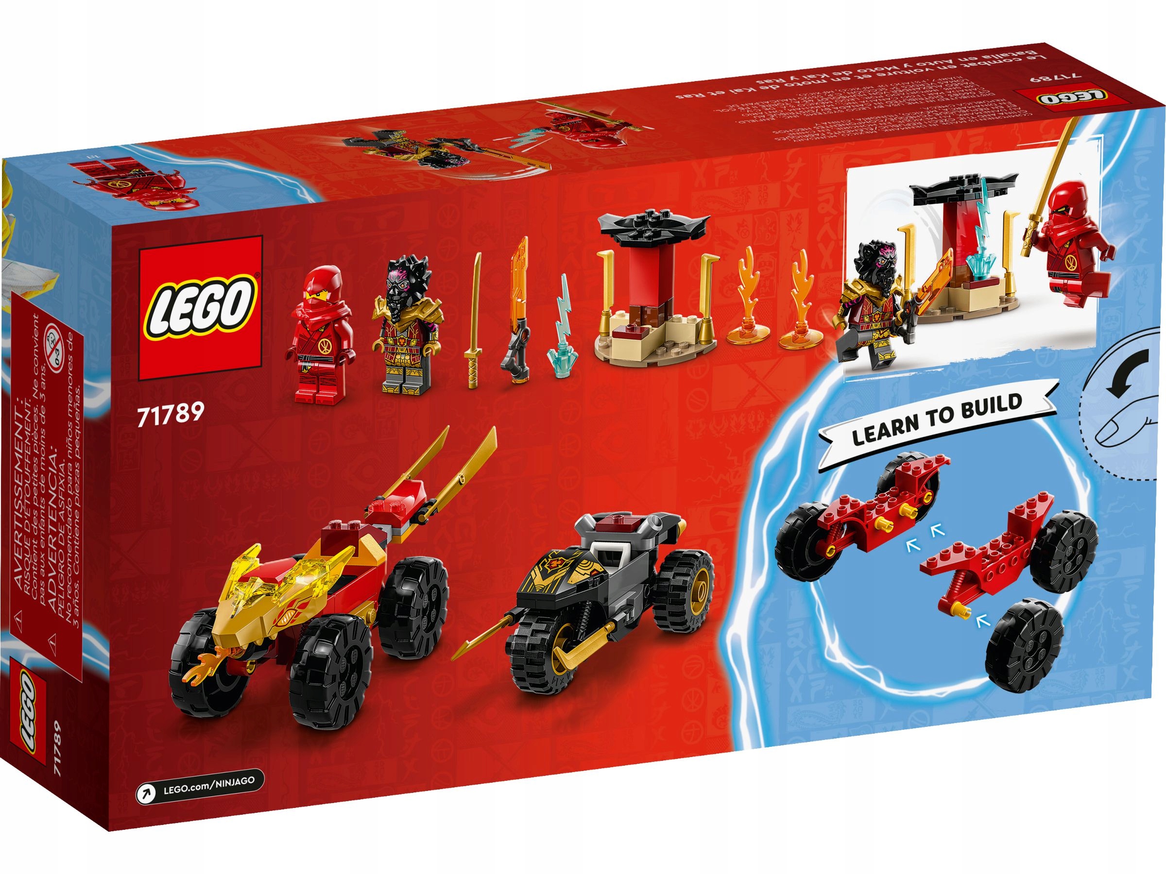 LEGO 71789 NINJAGO BITWA SAMOCHODOWO-MOTOCYKLOWA