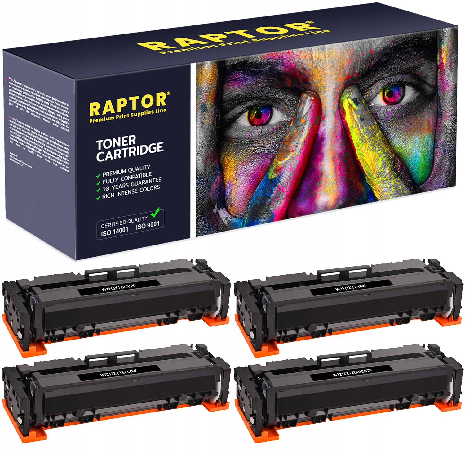 

4x Toner do Hp Color Laserjet Pro Mfp M283fdw 207X