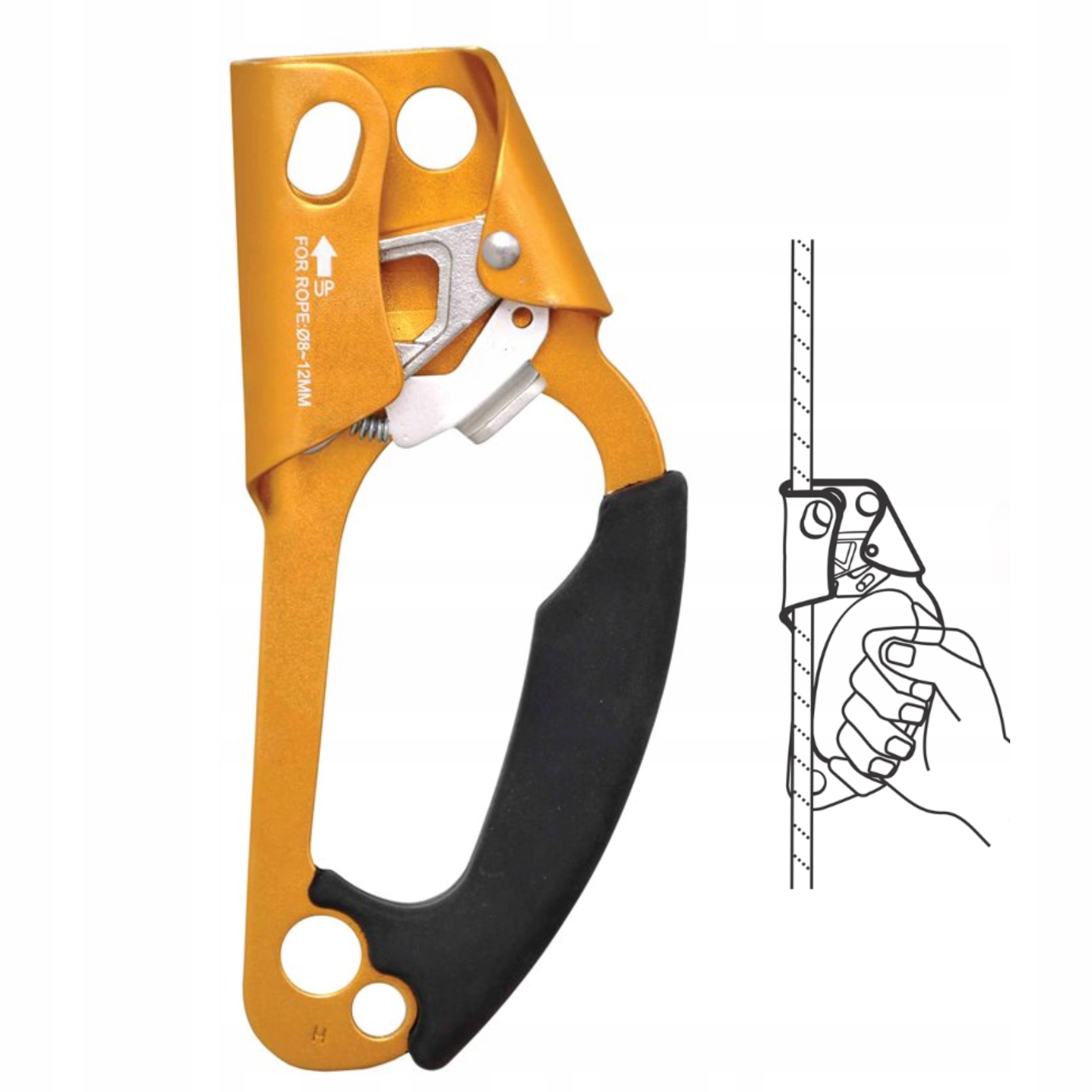 Przyrząd Zaciskowy Praworęczny typu Małpa Do lin 10-12 mm średnicy Kratos