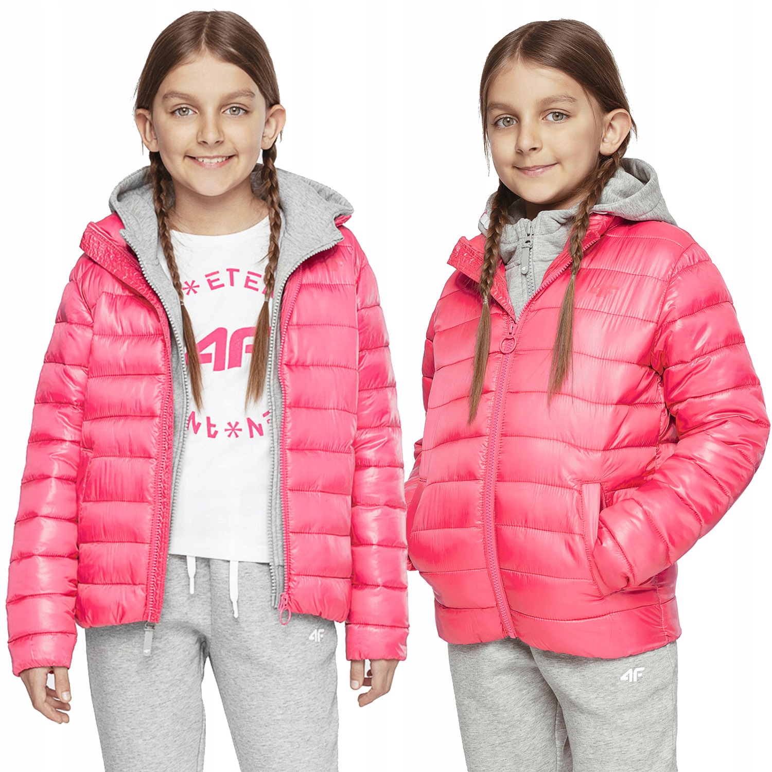 

Dziecięca Kurtka Puchowa 4F Dziewczęca JKUDP001