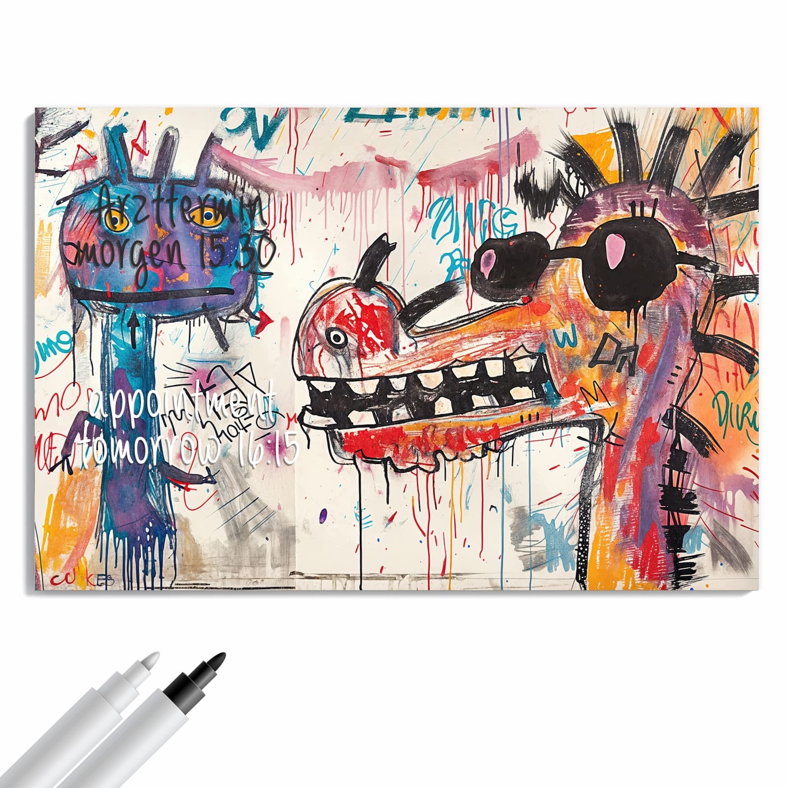 Magnetická tabule Kreatywne Graffiti 60 × 40 cm