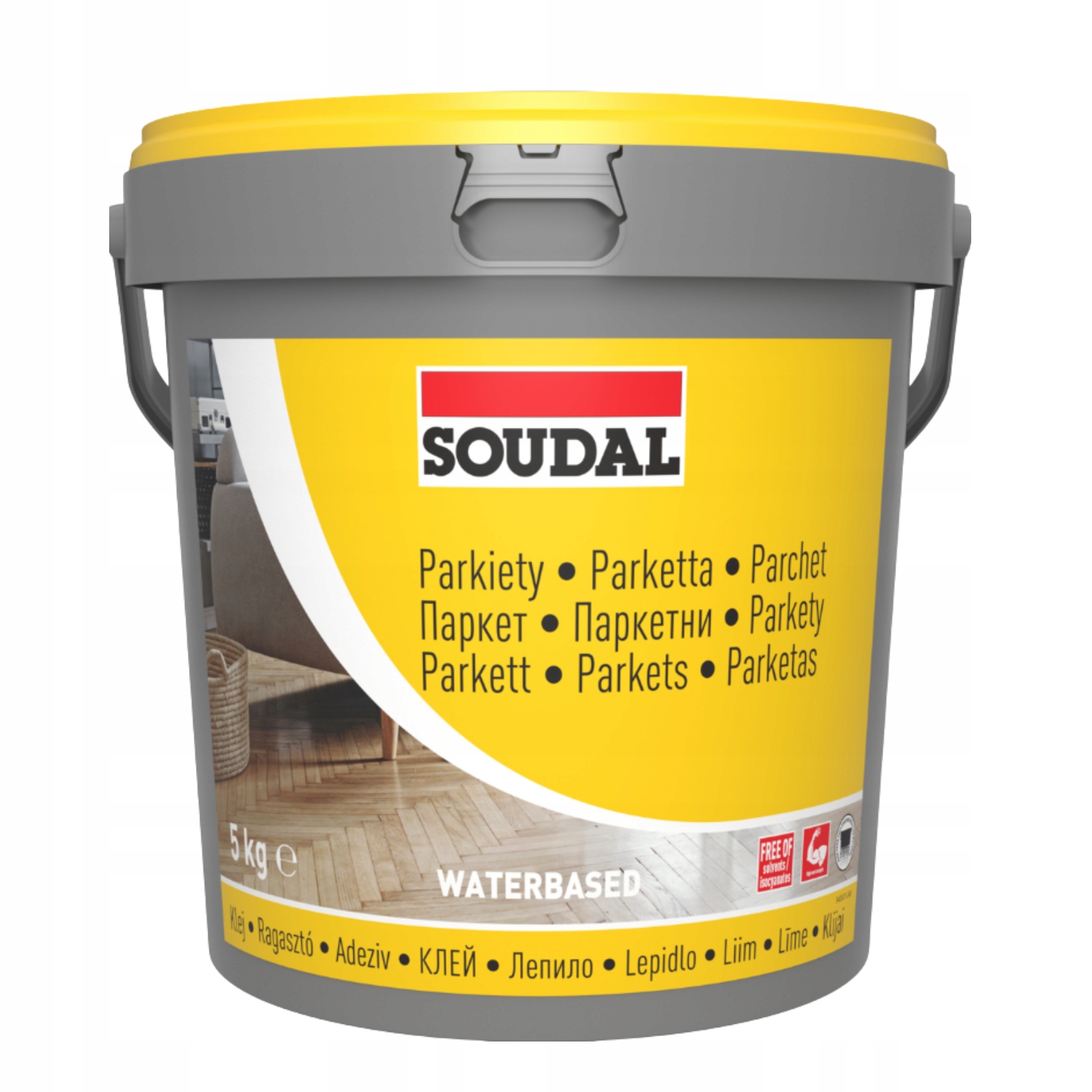 Soudal Lepidlo Na Parkety 68A 5 Kg Lepidlo Na Dřevěné Podlahy Na Dřevo