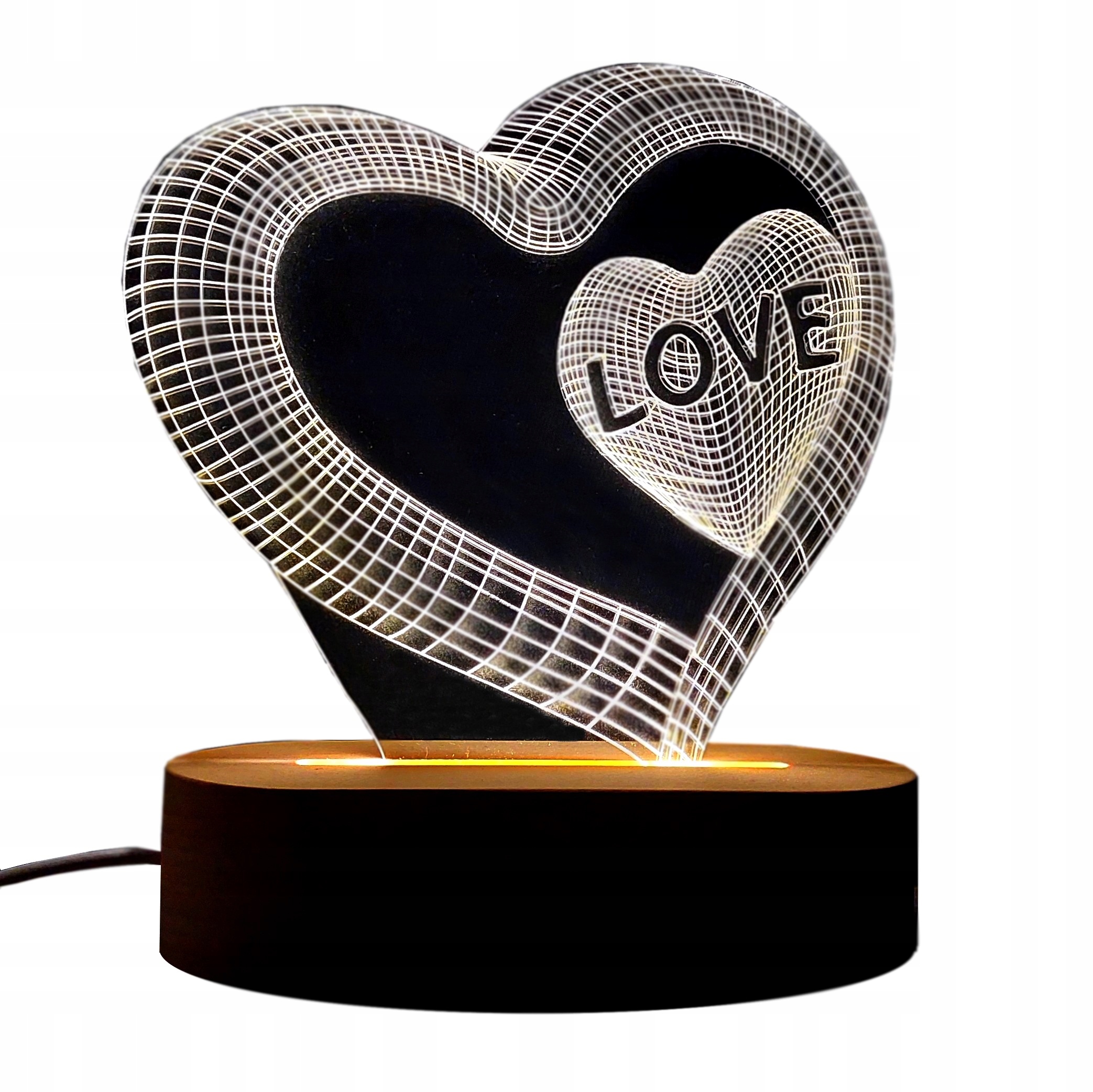 

Lampka Led Walentynki Serce Love