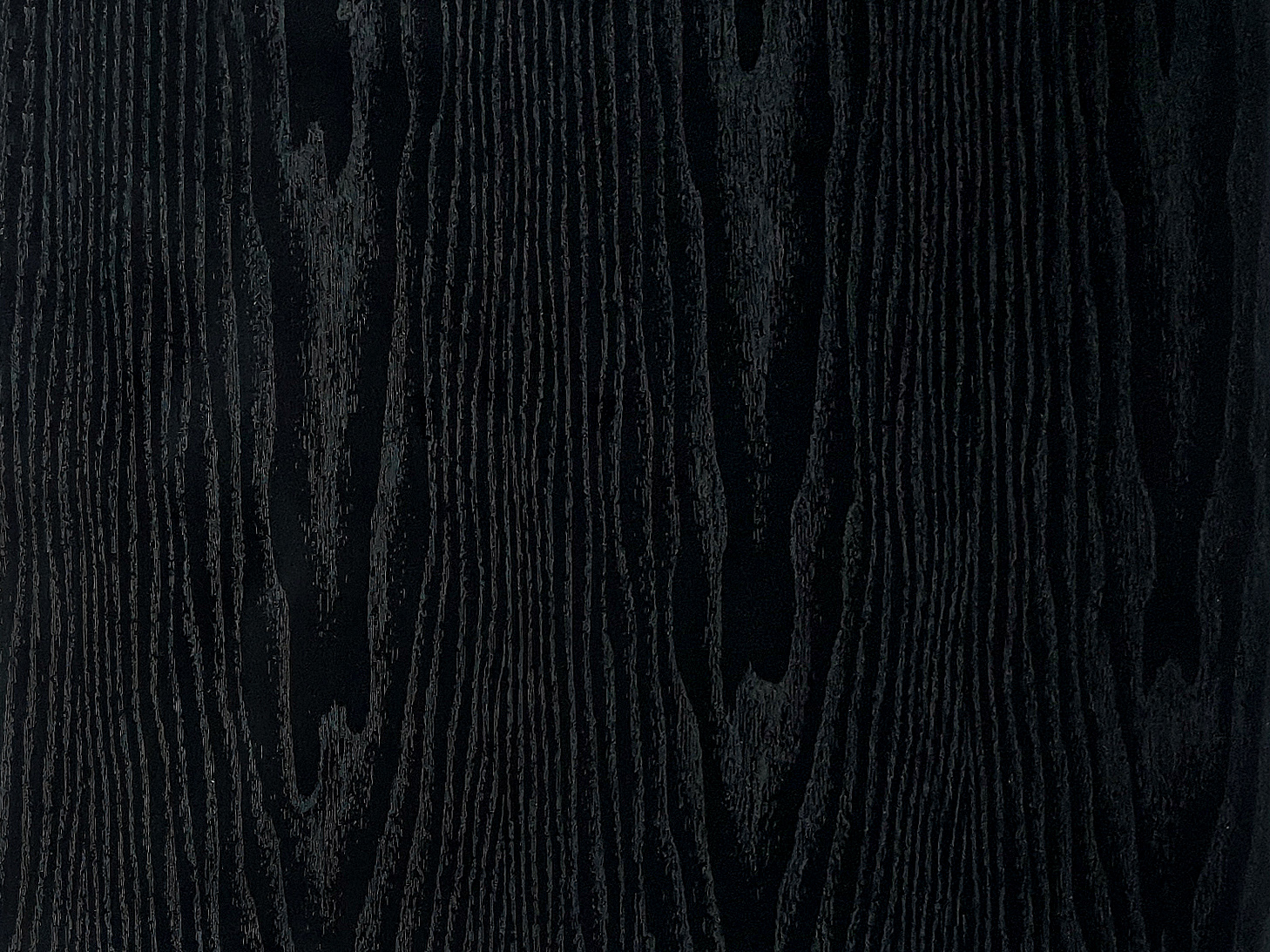 Dřevěná dýha podobná nábytku Pvc Dřevo černé matné Rolka šířka 90 cm Diy