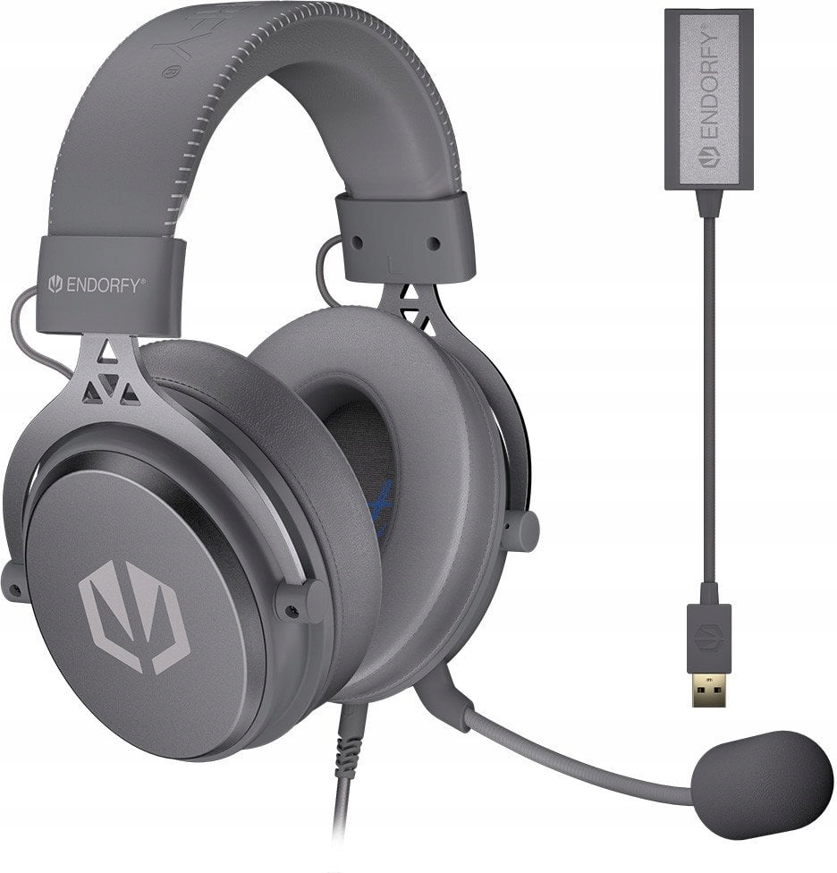 Słuchawki Endorfy Viro Plus Usb Alt Szare (EY1A013)