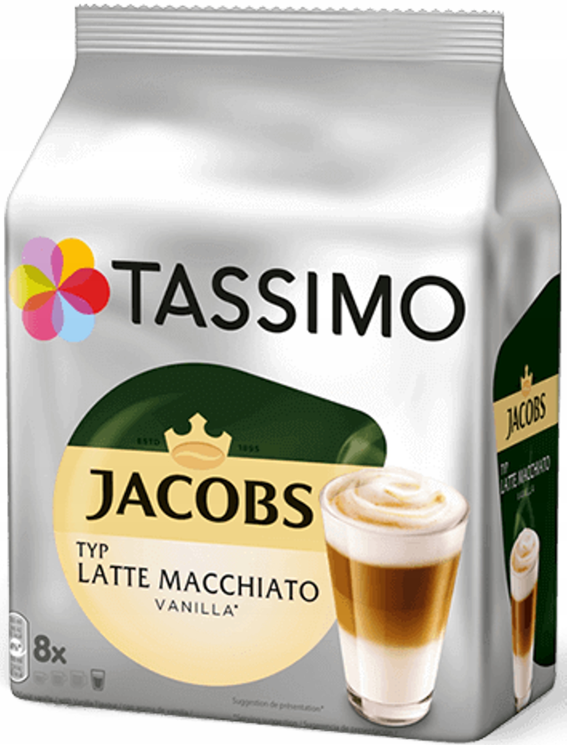 Kapsułki TASSIMO LATTE MACCHIATO VANILLA 8 kaw