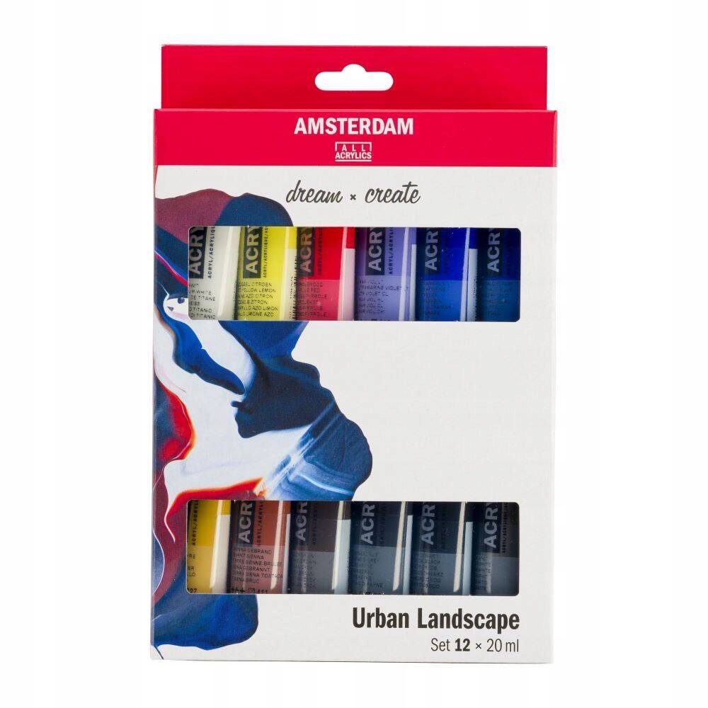 Barva akrylová malířská Talens Amsterdam 12x20ml Barvy malování po plátně