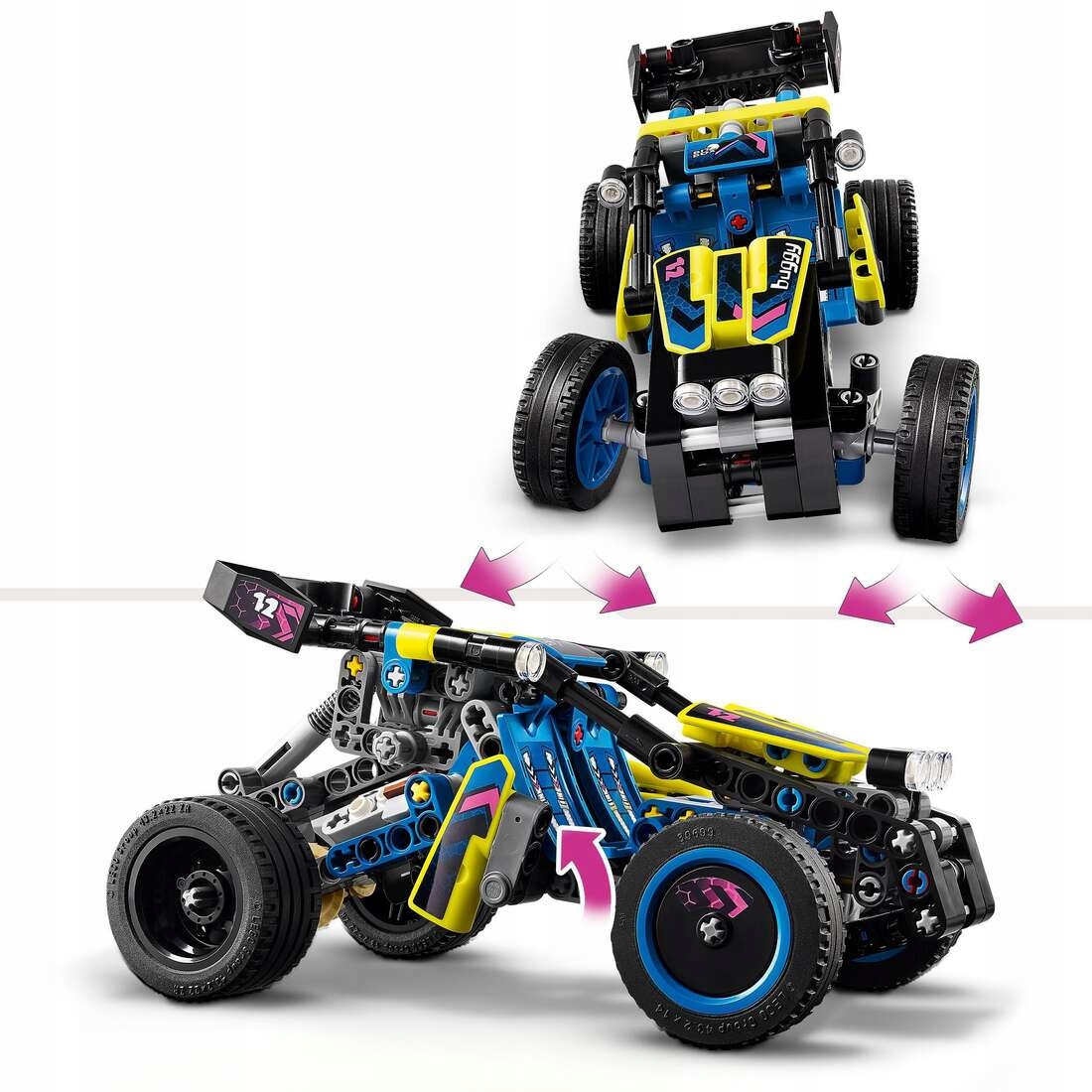 LEGO TECHNIC 42164 WYŚCIGOWY ŁAZIK TERENOWY + LEGO TORBA PAPIEROWA MAŁA Marka LEGO