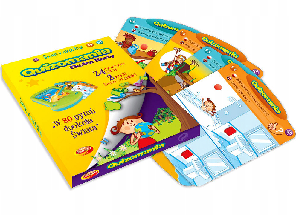 GRA QUIZOMANIA EXTRA KARTY ŚWIAT WOKÓŁ NAS