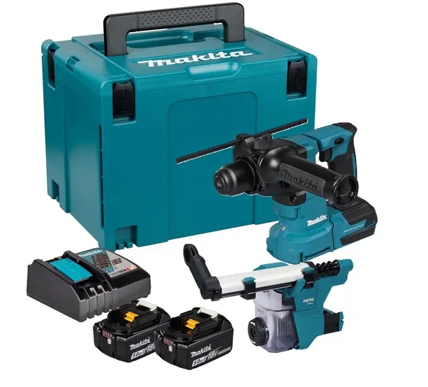 Makita DHR183RTWJ Aku příklepová vrtačka Sds Plus 5,0Ah 18V 1,7J