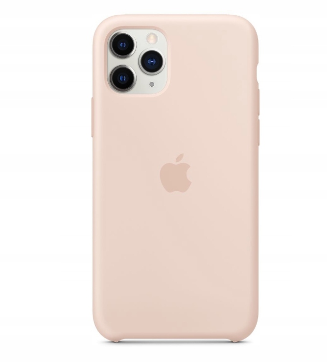 Silikonowe Etui iPhone 11 Pro Max Pudrowy Róż Matowe