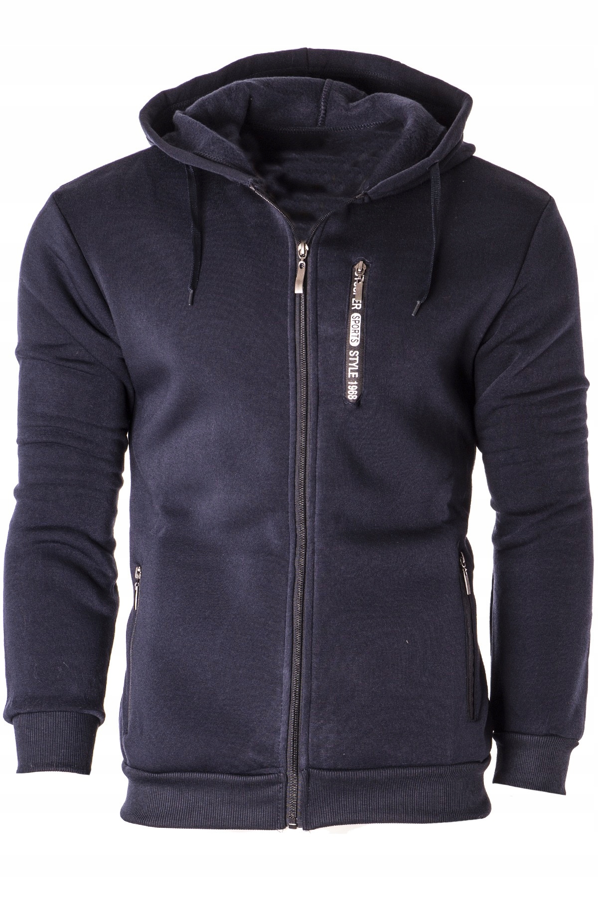 XL - CIEPŁA ROZPINANA BLUZA MĘSKA R2694