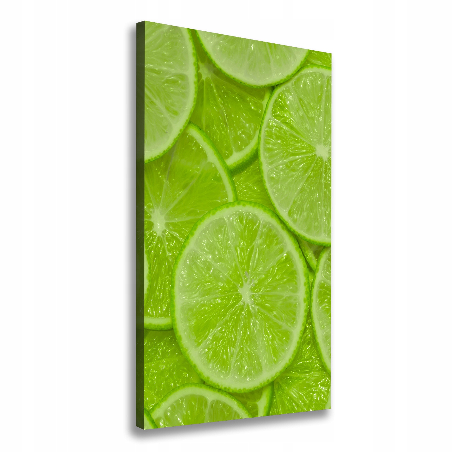 

Nowoczesny obraz canvas na ramie Limonki 60x120 cm