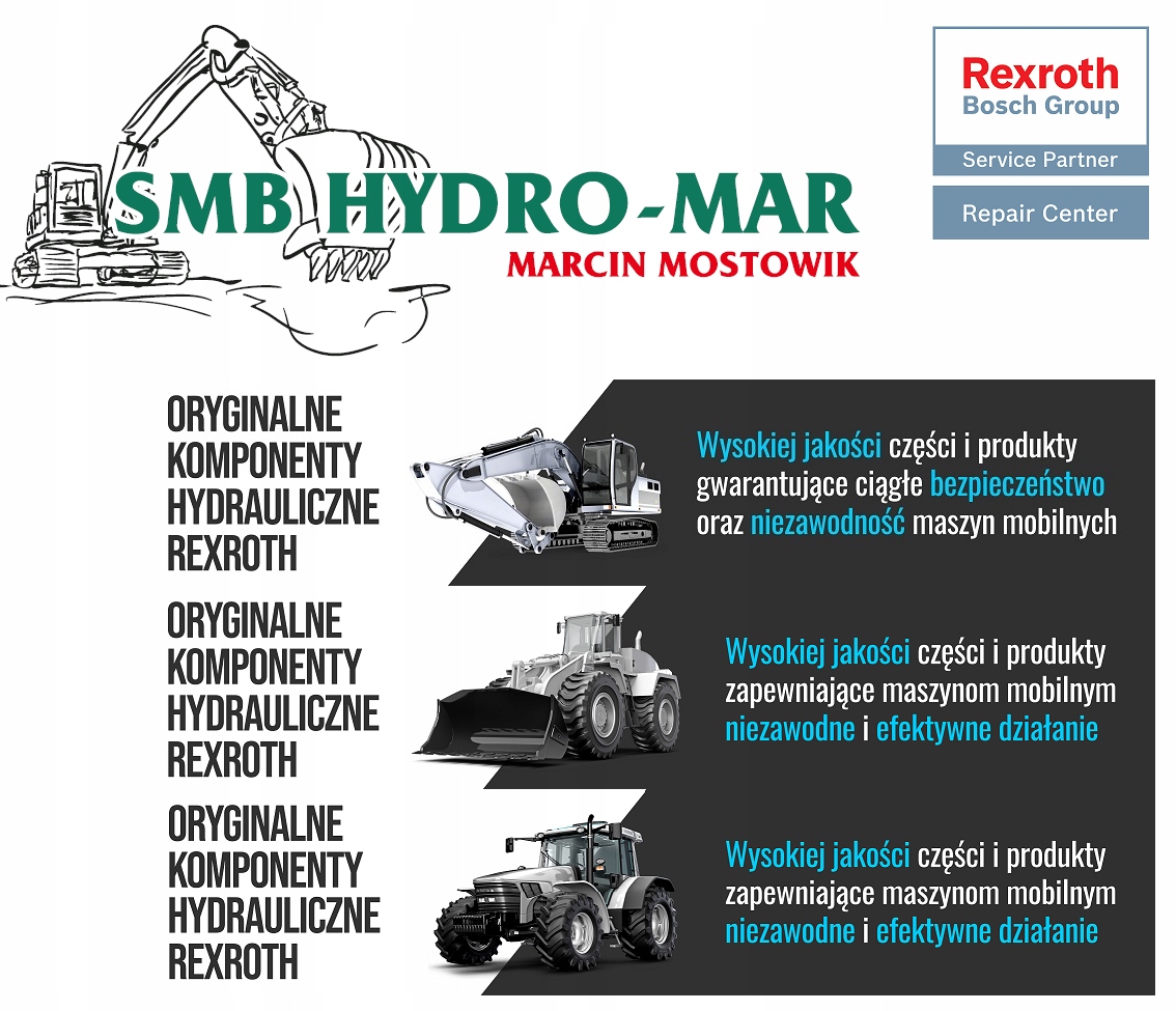 Rexroth A4VG125 PŁYTA STEROWANIA LEWA R902201438 Typ maszyny Dźwig, żuraw, podnośnik Generator (agregat) Koparka Koparko-ładowarka Kruszarka Ładowarka Równiarka Rozściełacz asfaltu Spycharka Walec Wozidło Zagęszczarka Inny