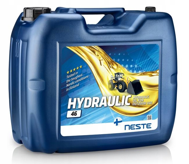 Hydraulický Olej Neste HV-46 20 L, Bagr, Lesnické A Zemědělské Stroje