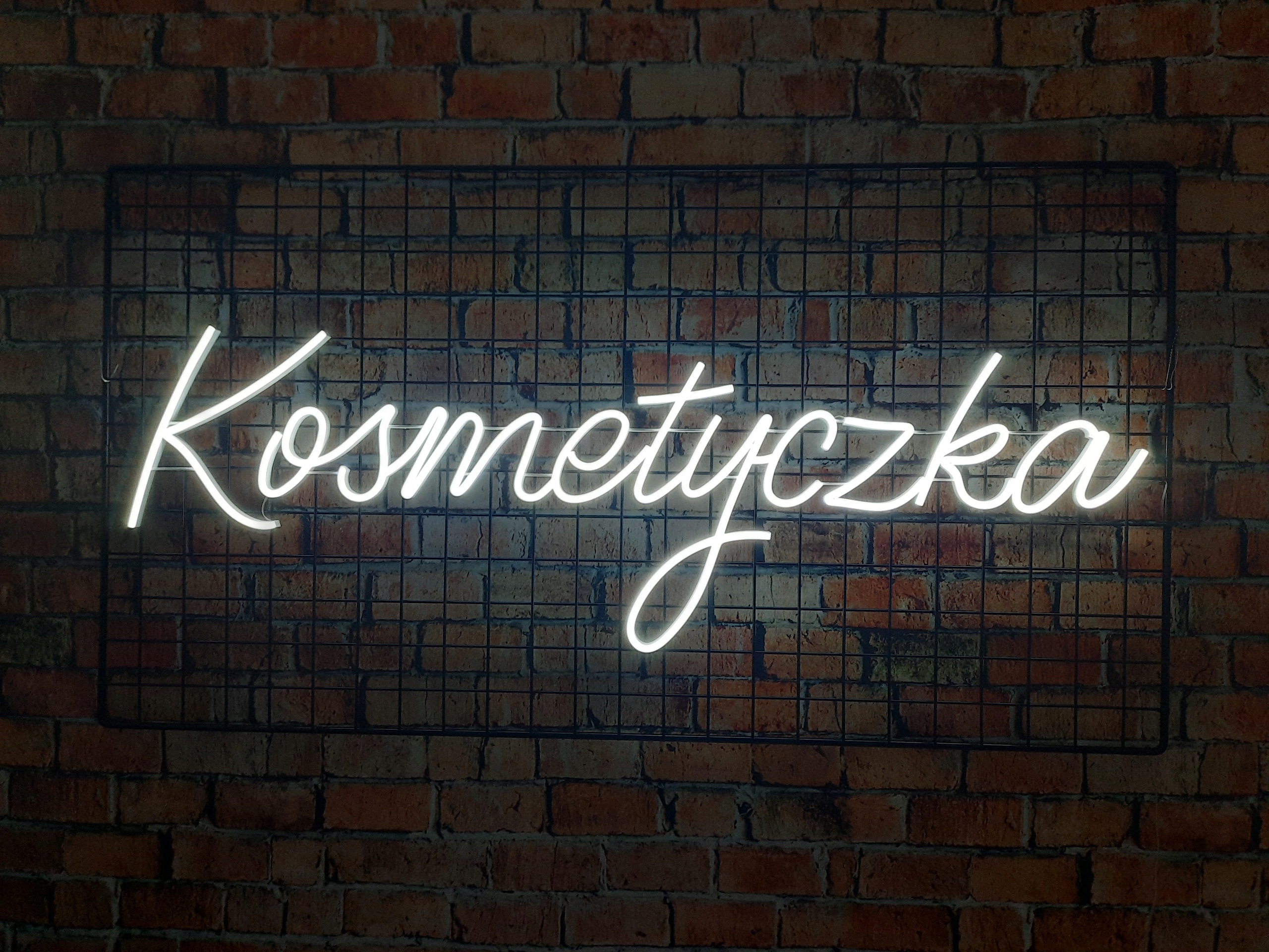 Neon na Kracie - Twoje LOGO NAPIS w stylu LOFT Wzór s