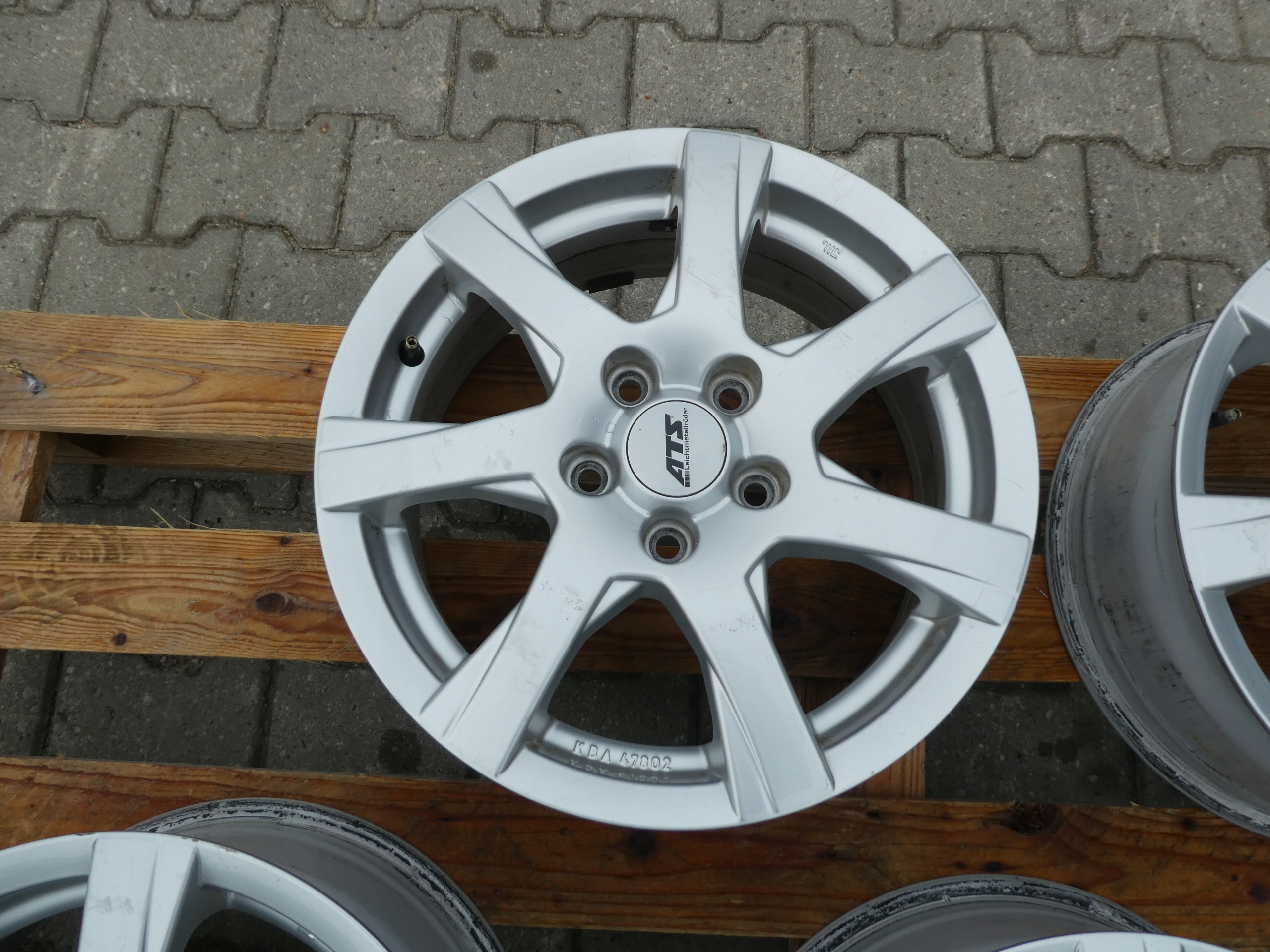 4X discs aluminium disc KBA 47802 VW 5X112