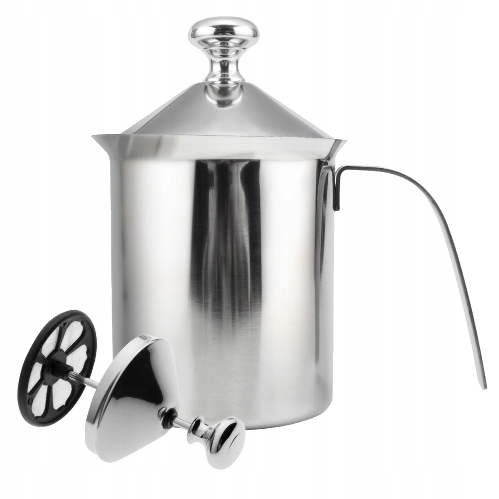 SPIENIACZ DO MLEKA RĘCZNY UBIJACZ DZBANEK 850ml - Idealny do kawy