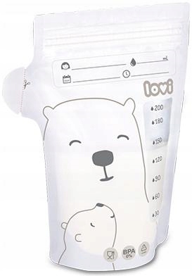 Lovi Torebki do przechowywania pokarmu 25 sztuk