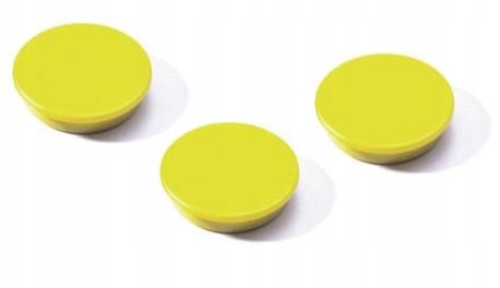 

Durable Magnesy Do Tablic Na Lodówkę 32mm Żółte