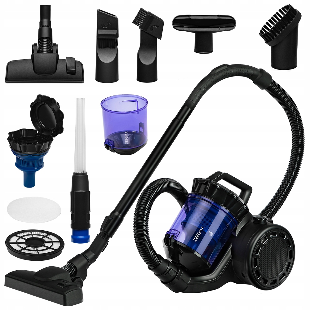 ЦИКЛОННЫЙ ПЫЛЕСОС ZEEGMA BAGLESS 4000W + AKCERS