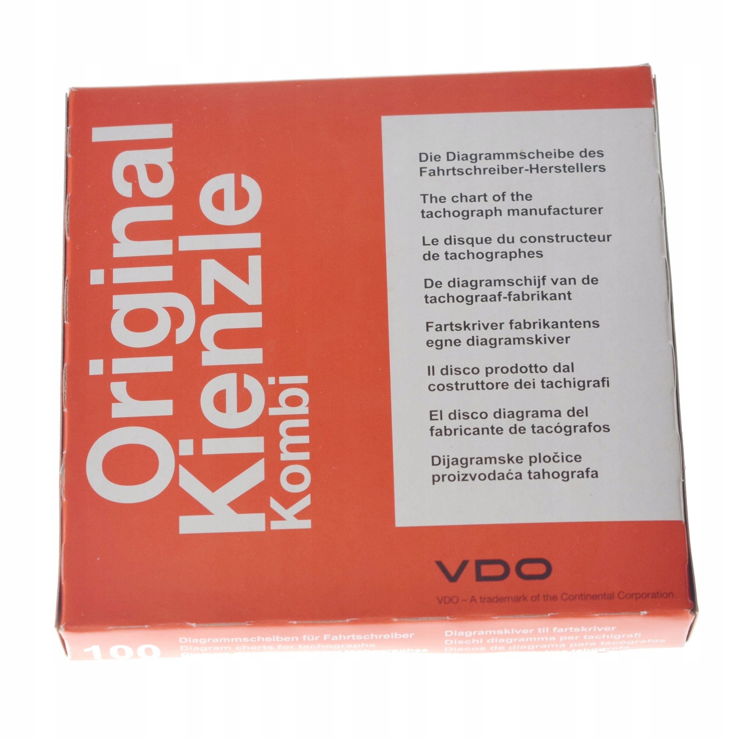 TARCZE DO TACHOGRAFU KIENZLE 125KM/H WYKRESÓWKI Numer katalogowy producenta 125-24EC4K