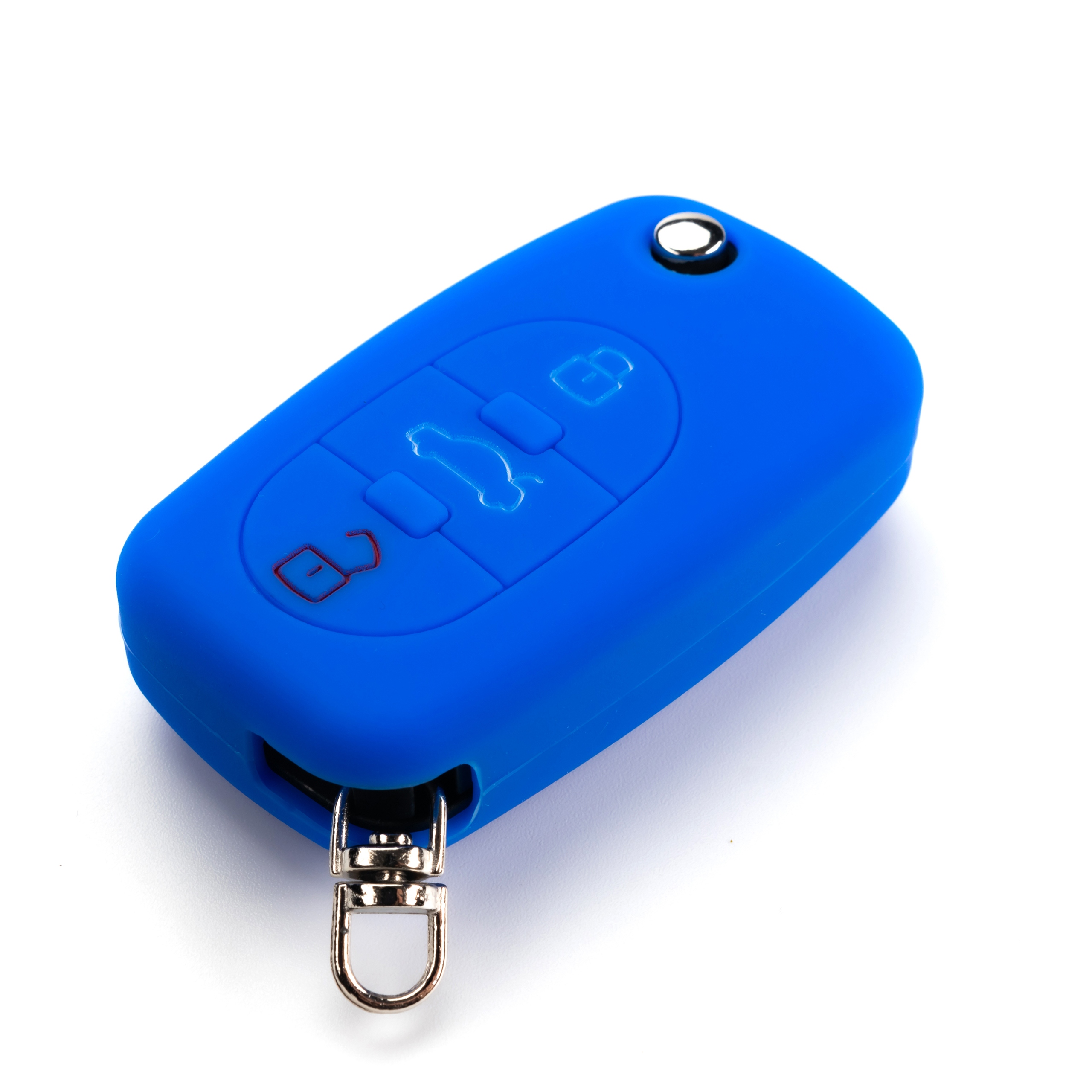 Zdjęcie AWparts ETUI SILIKONOWE NA KLUCZYK NIEBIESKIE DO AUDI A2 A3