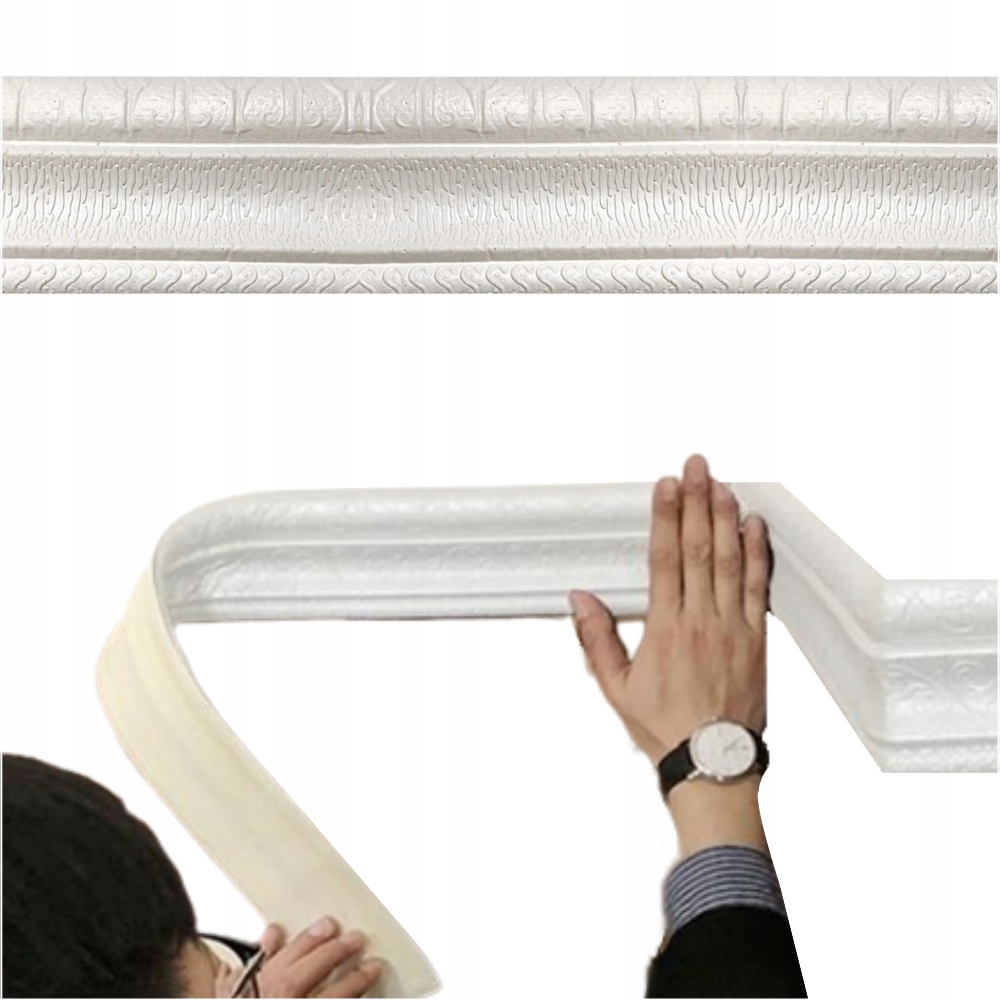 

Listwa Dekoracyjna Samoprzylepna Ścienna Diy 235CM