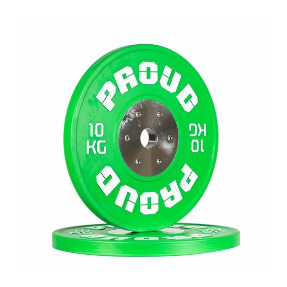 

10KG Obciążenie Olimpijskie Bumper Kolorowe Proud