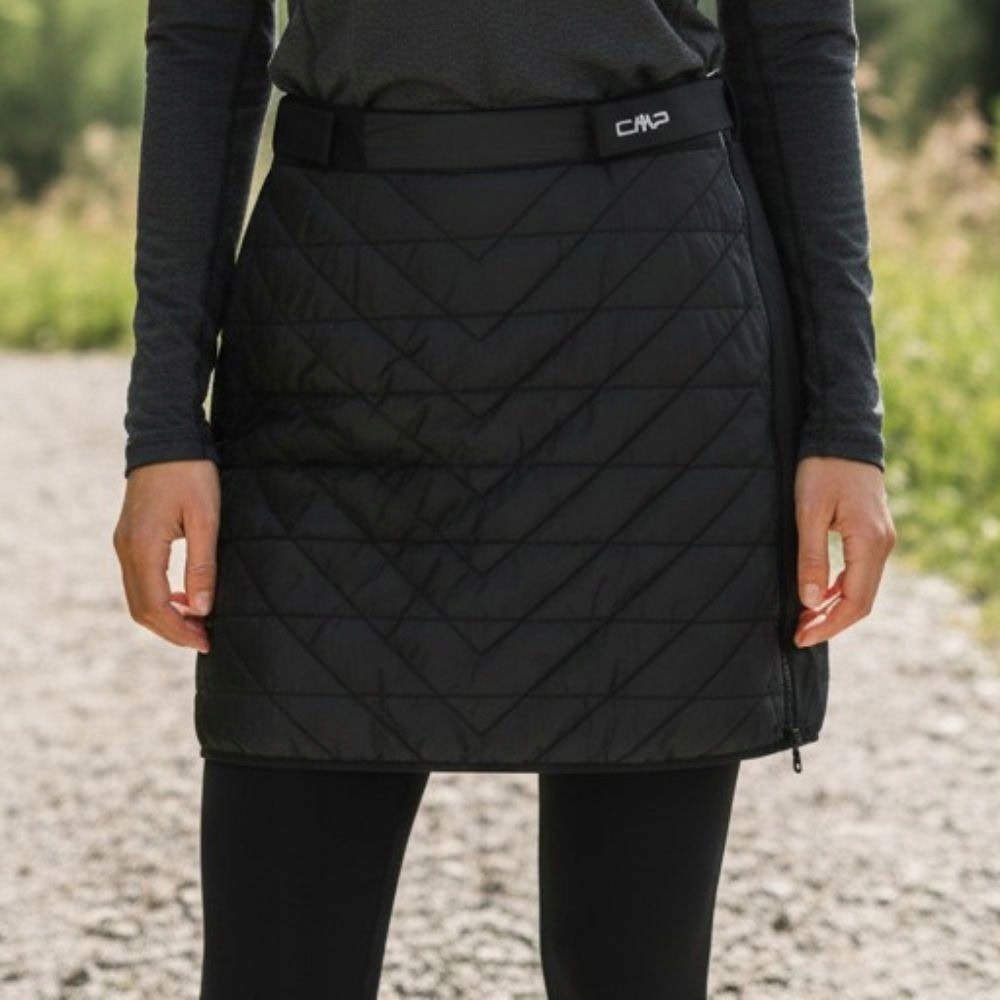 Zateplená sukňa Campagnolo Wmn Skirt Primaloft Čierna 3XL