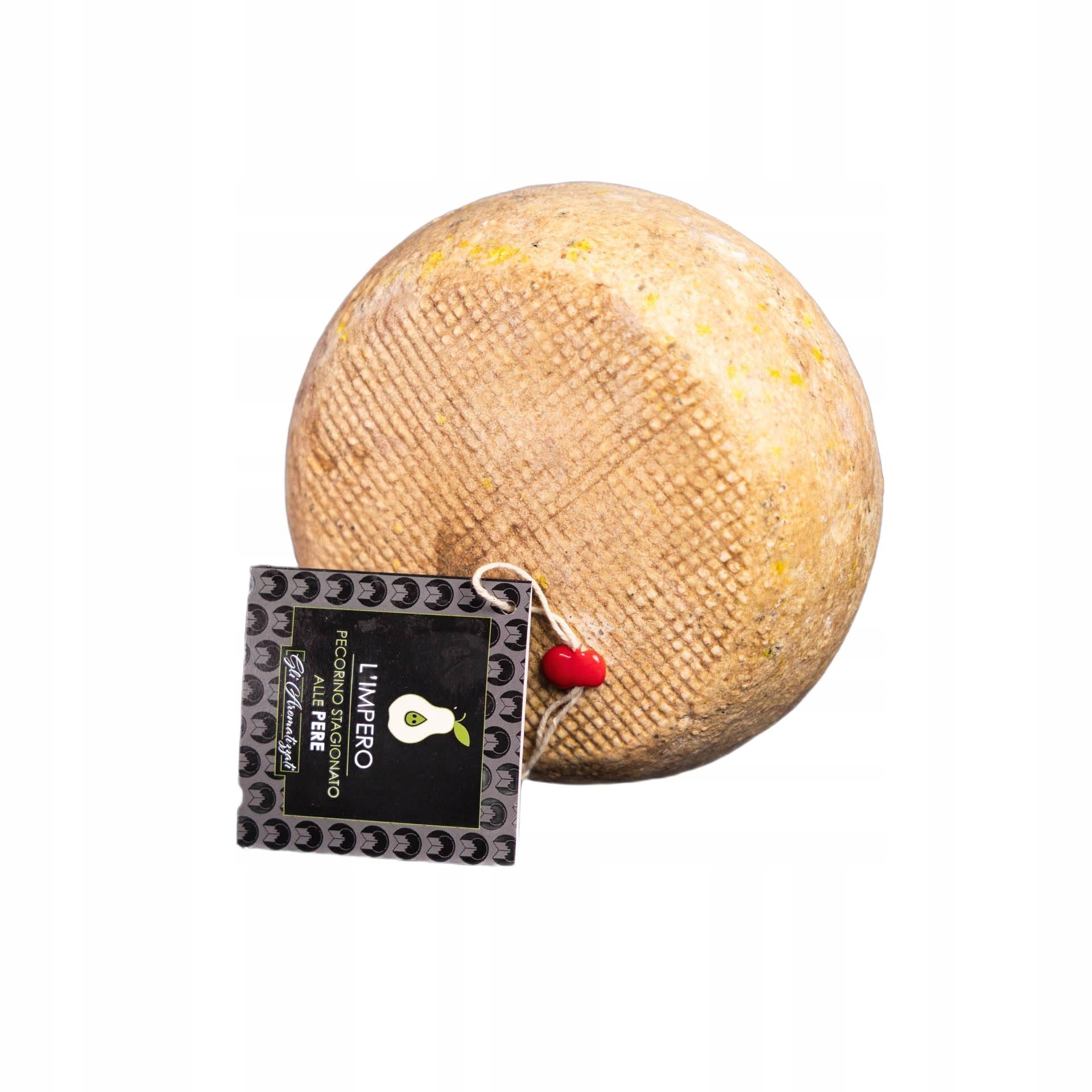 Pecorino z gruszką Ser owczy z Gruszką Włoski Delikatny i Owocowy smak 500g