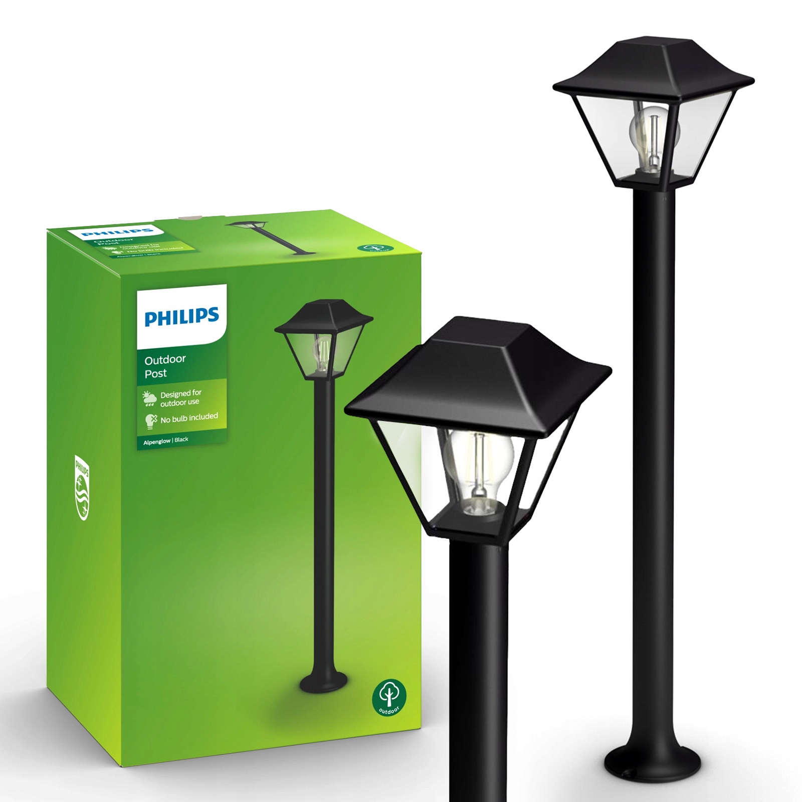 Led zahradní venkovní lampa Philips Alpenglow E27 Stojící Sloupek 90 cm