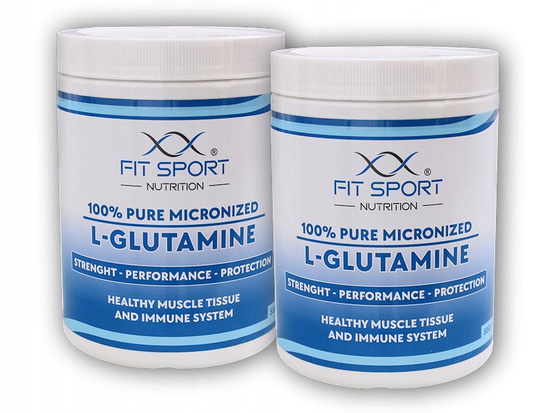 |2x| 100% Pure Micronized L-Glutamine 550g