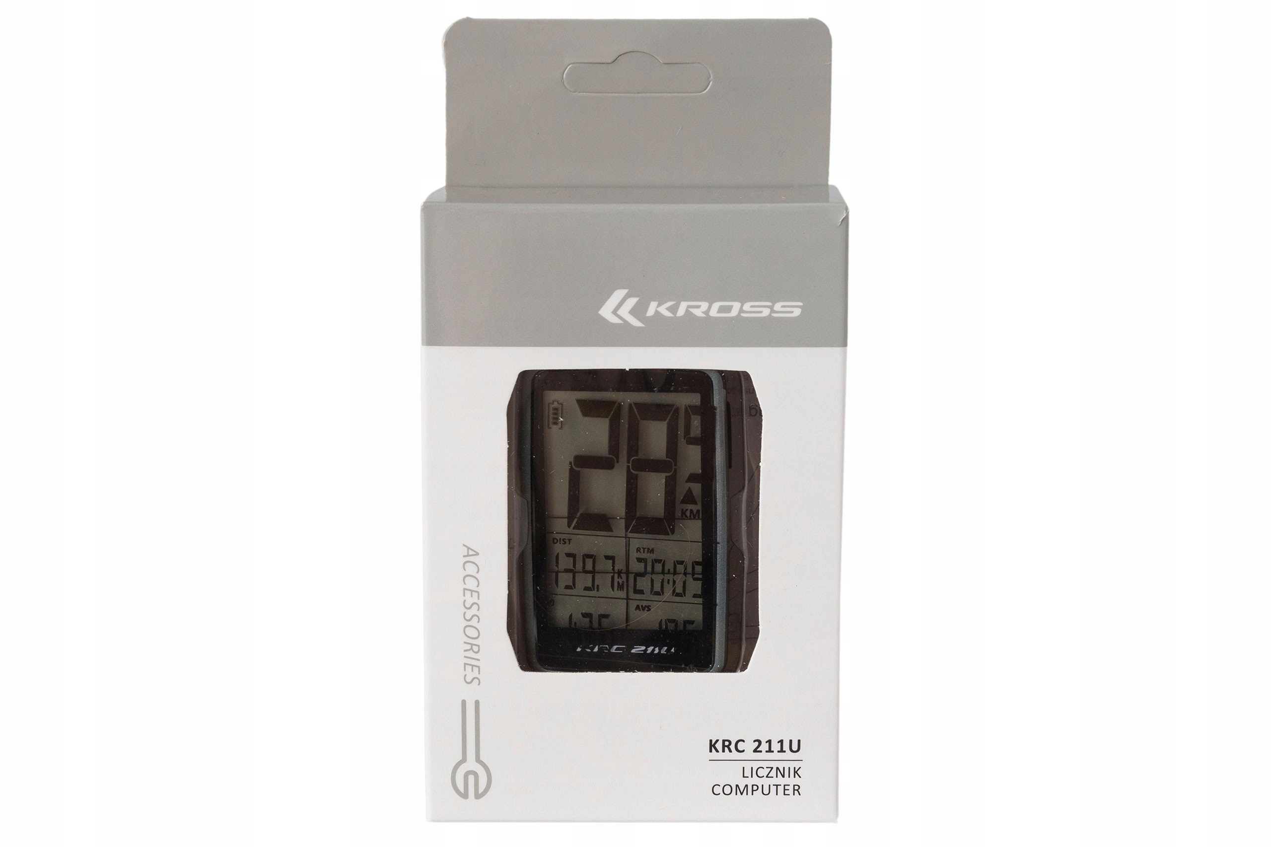 LICZNIK ROWEROWY KROSS KRC 211U 11 FUN. AKUMULATOR Kod producenta T4CLI000161