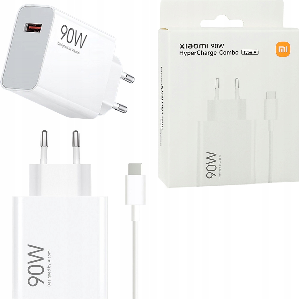 Originální síťová nabíječka Usb-a 90W 6A pro telefon/tablet, Xiaomi