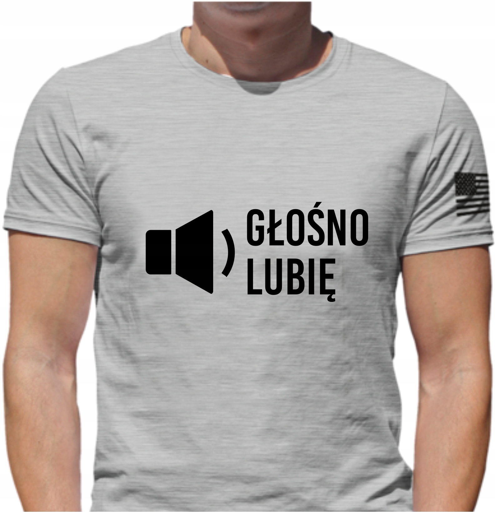 

Koszulka Nadruk Śmieszne Prezent Głośno Lubię XL