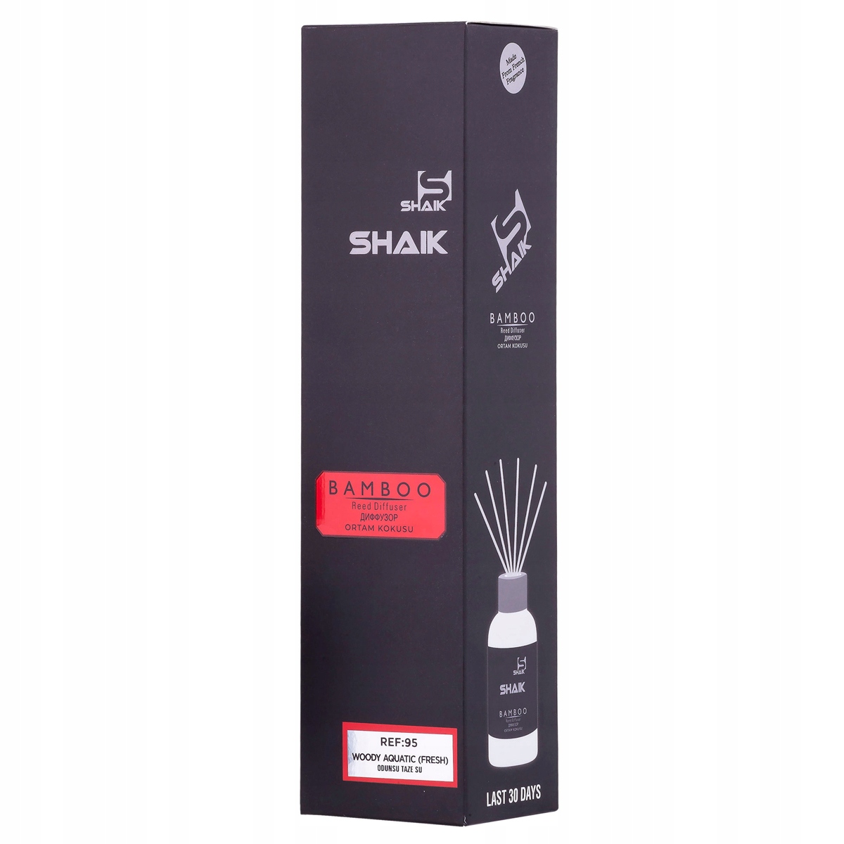 ODŚWIEŻACZ POWIETRZA SHAIK PATYCZKI ZAPACH DO DOMU DYFUZOR INVICTUS 95 Marka Shaik