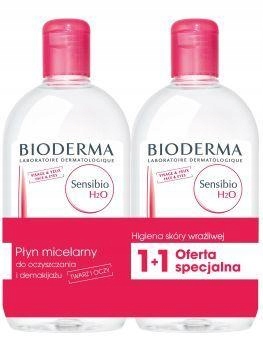 

Bioderma Sensibio H2O Płyn micelarny 500ml+500ml