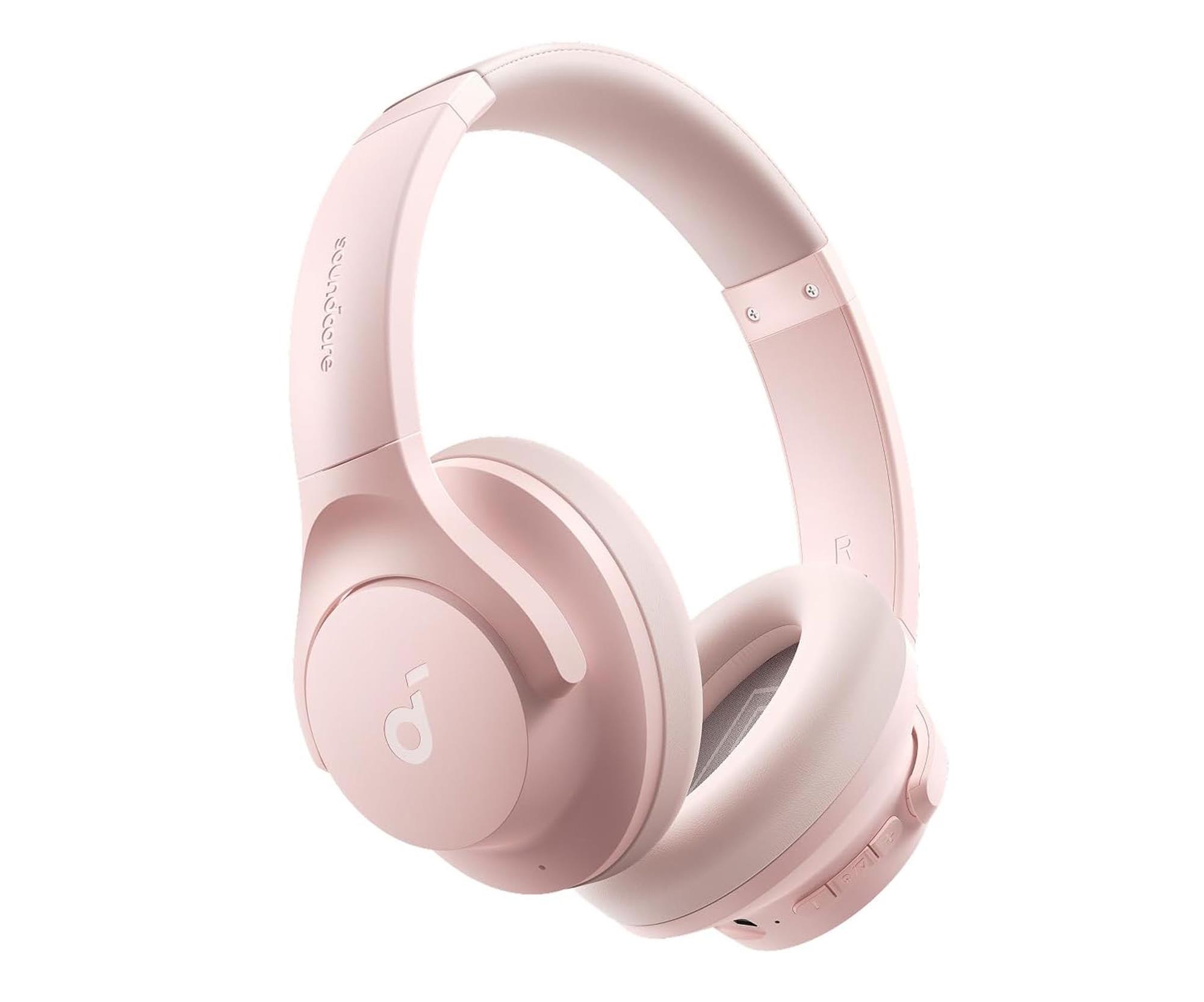 Soundcore Anker Q20i Pink Růžová bezdrátová sluchátka Anc s výdrží až 60 hodin