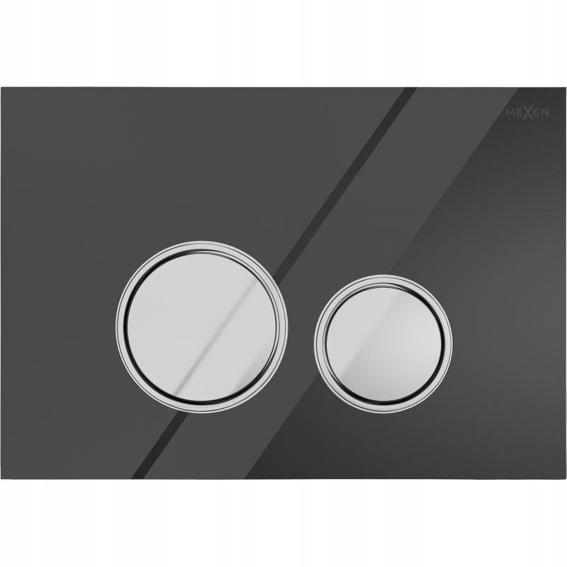 Mexen Fenix 06 splachovacie tlačidlo, čierna