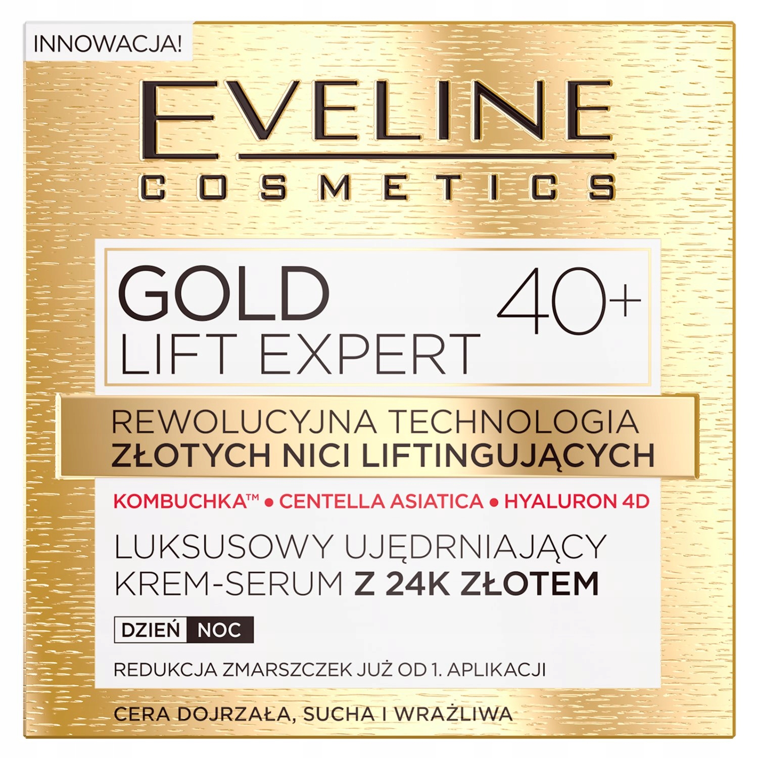 

Gold Ujędrniający Krem-serum Z 24K Złotem 40+