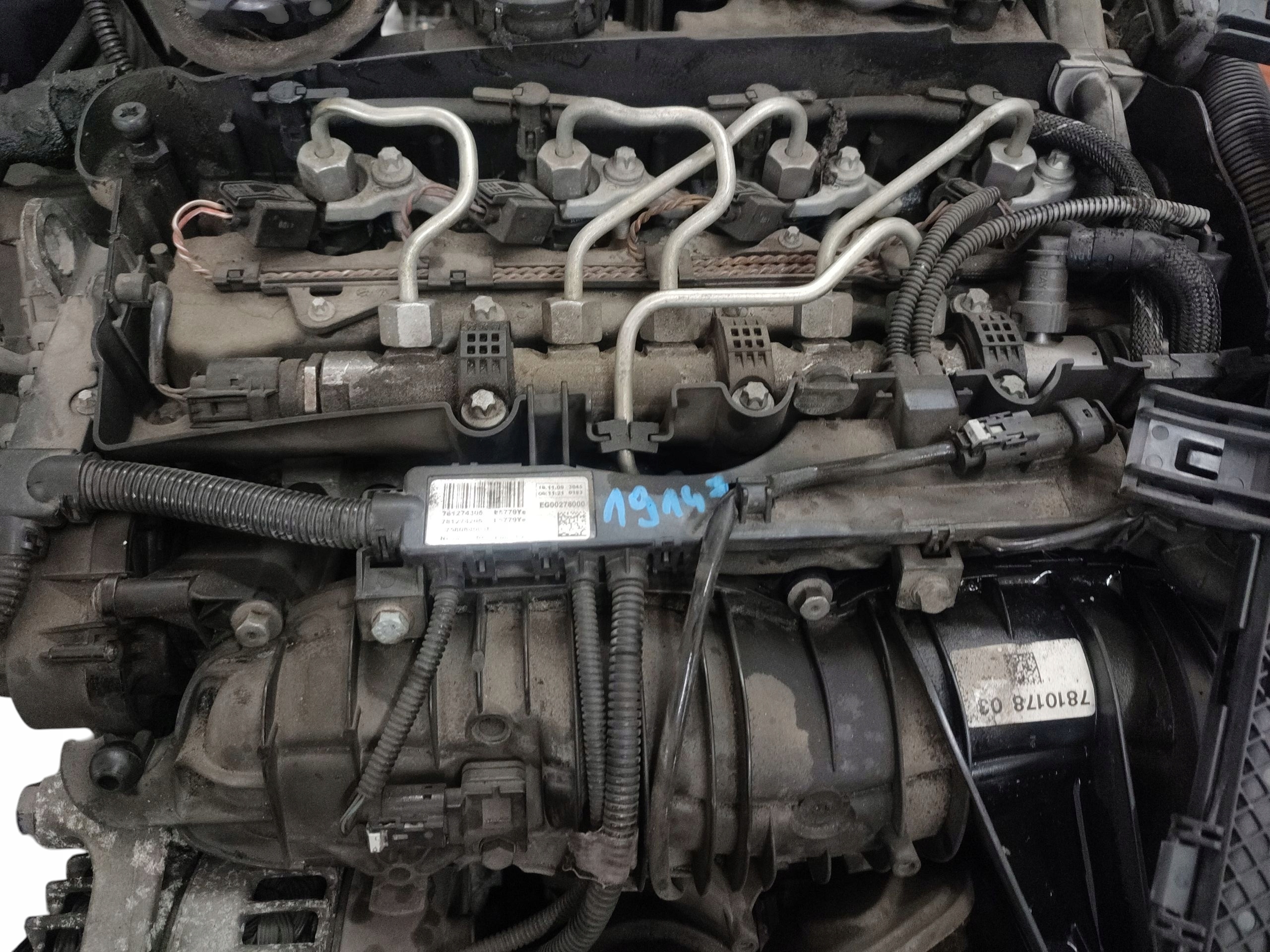 engine complete BMW X1 E84 2.0 D 177KM N47D20C XDRIVE 207 TYS FILM