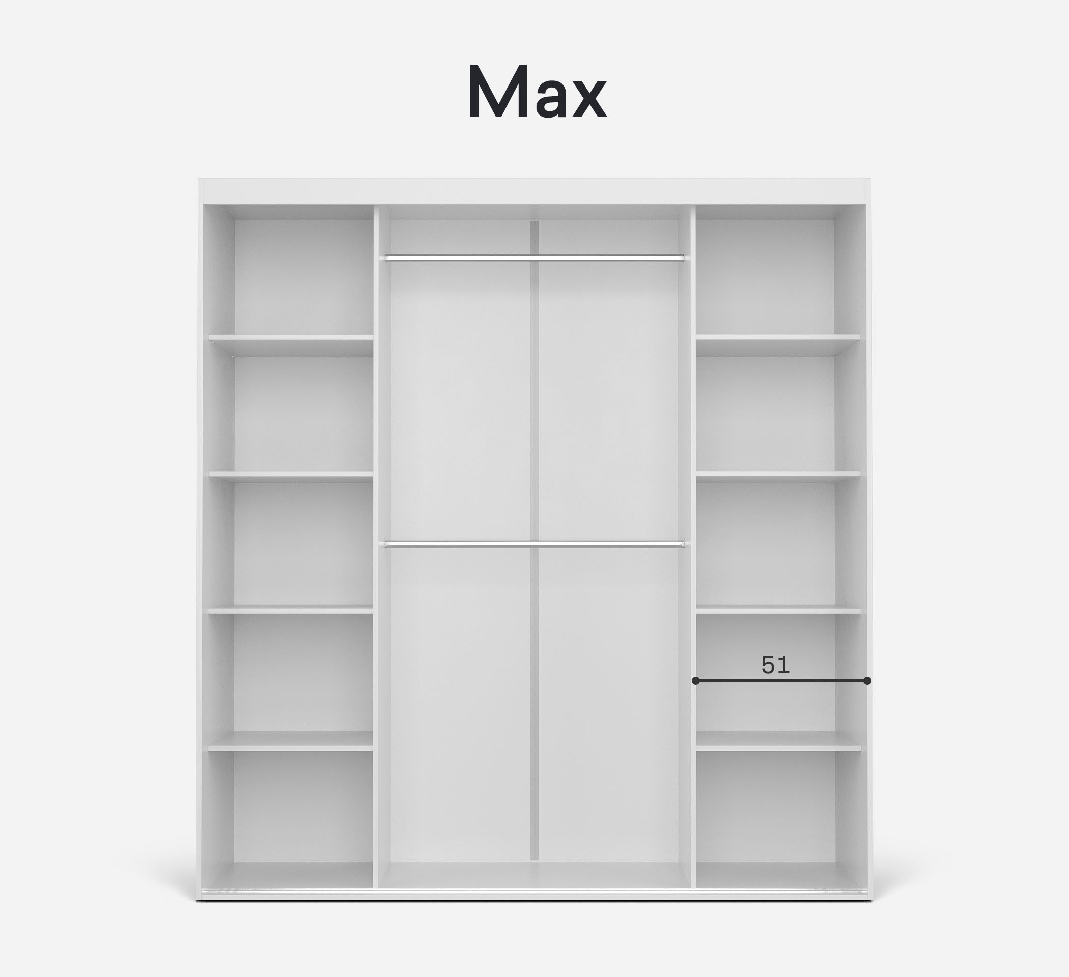 Дополнение - изменение интерьера Max шкафа Vikk