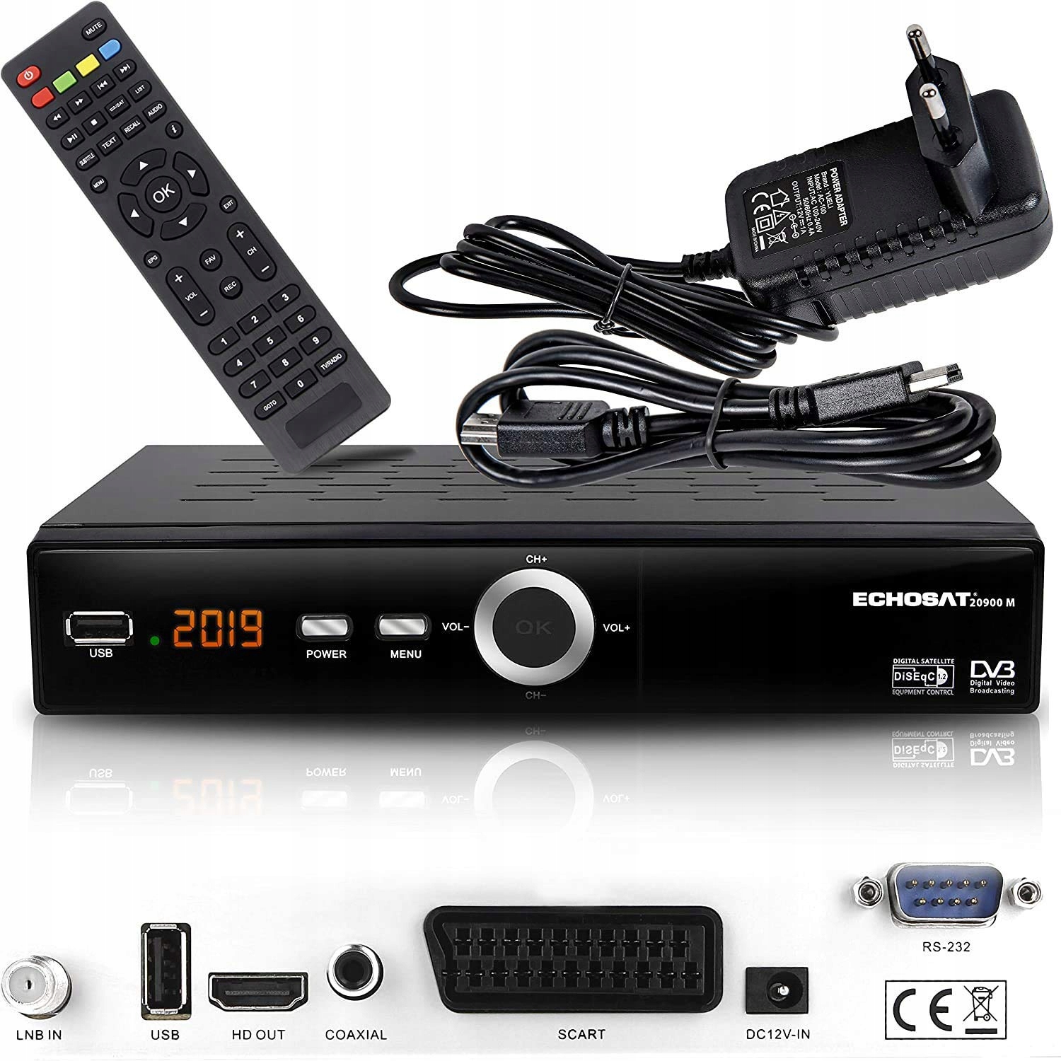 DEKODER DVB-S, DVB-S2 ECHOSAT 20900 M - Sklep, Opinie, Cena w Allegro.pl