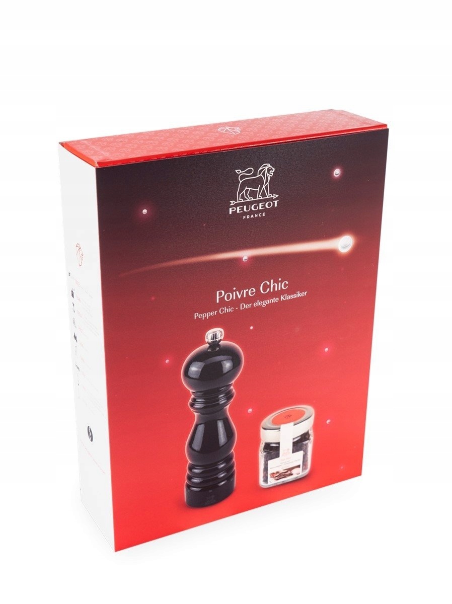 Mlynček Paris U-Select čierny 18 cm korenie Tan Hoi Peugeot