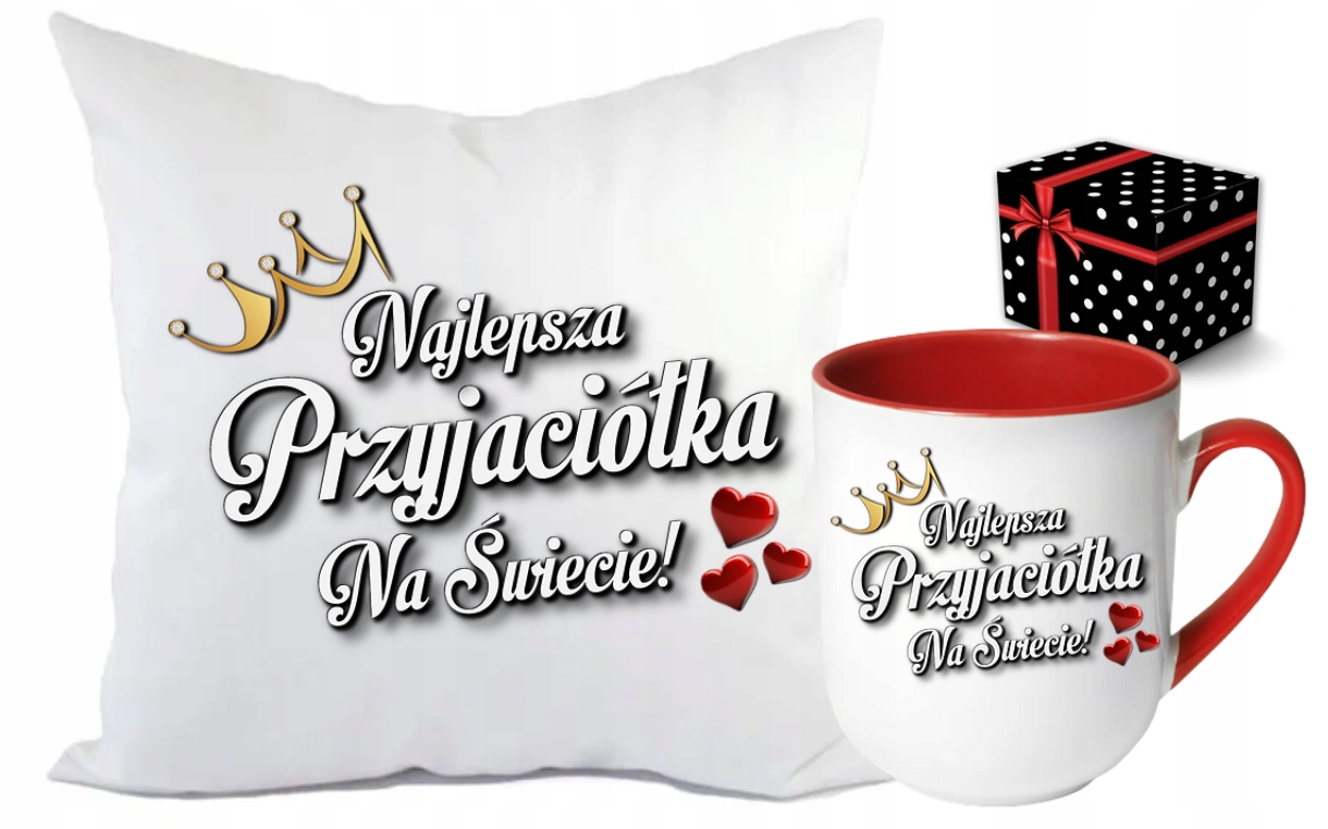 

Zestaw poduszka kubek Dla Przyjaciółki