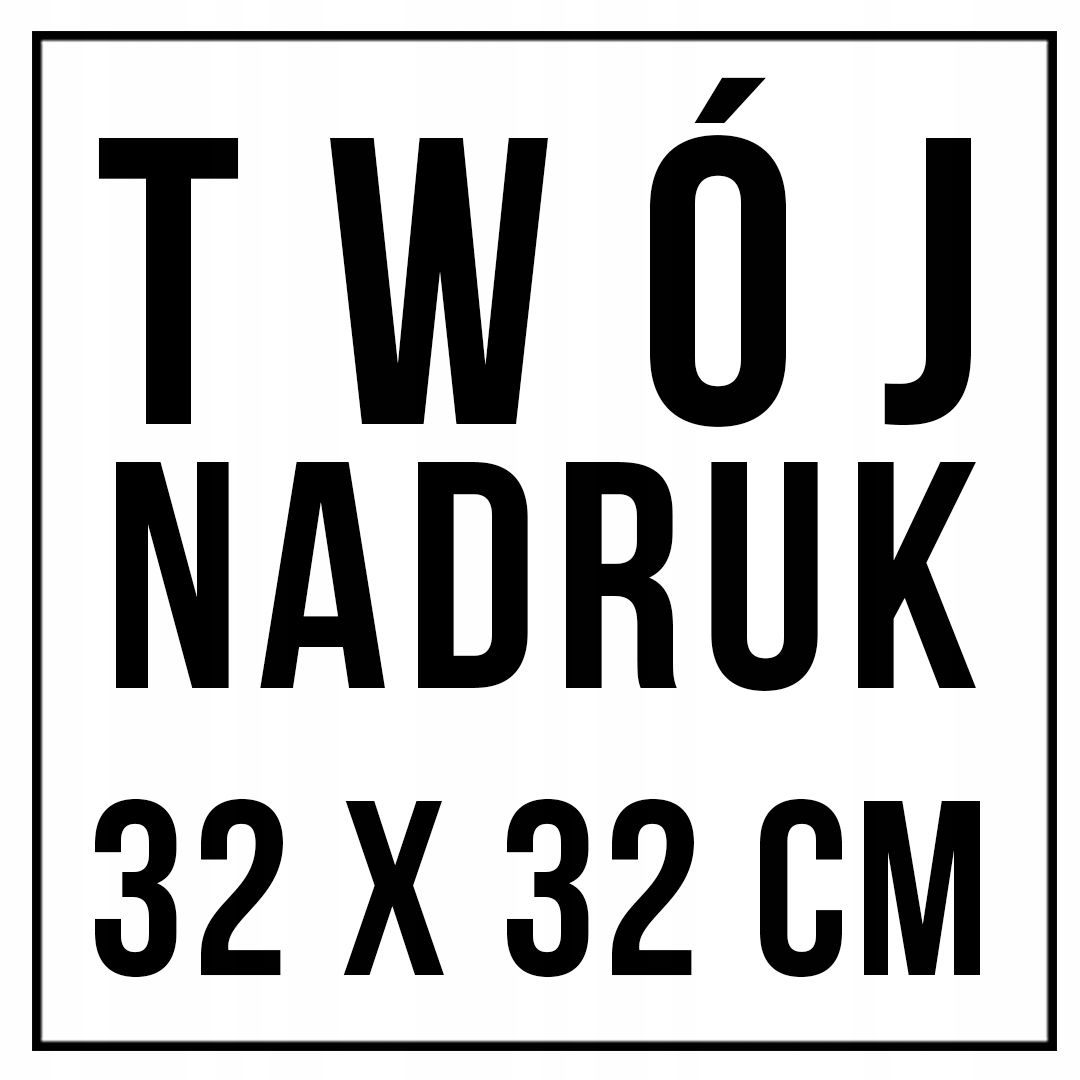 

nadruk flex na koszulkę torbę różne 32x32cm